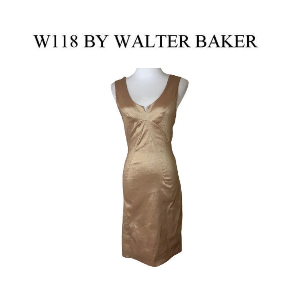 W118 by Walter Baker Gold Dress. Sz XS